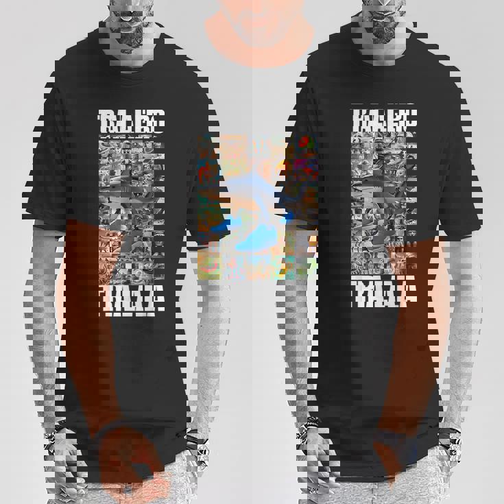 Tralalero Tralala イタリアンブレインロットミーム Tシャツ 面白い贈り物