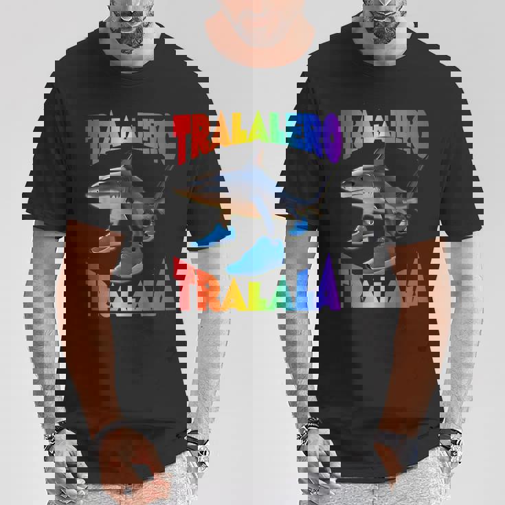 Tralalero Tralala イタリアンブレインロットミーム Tシャツ 面白い贈り物