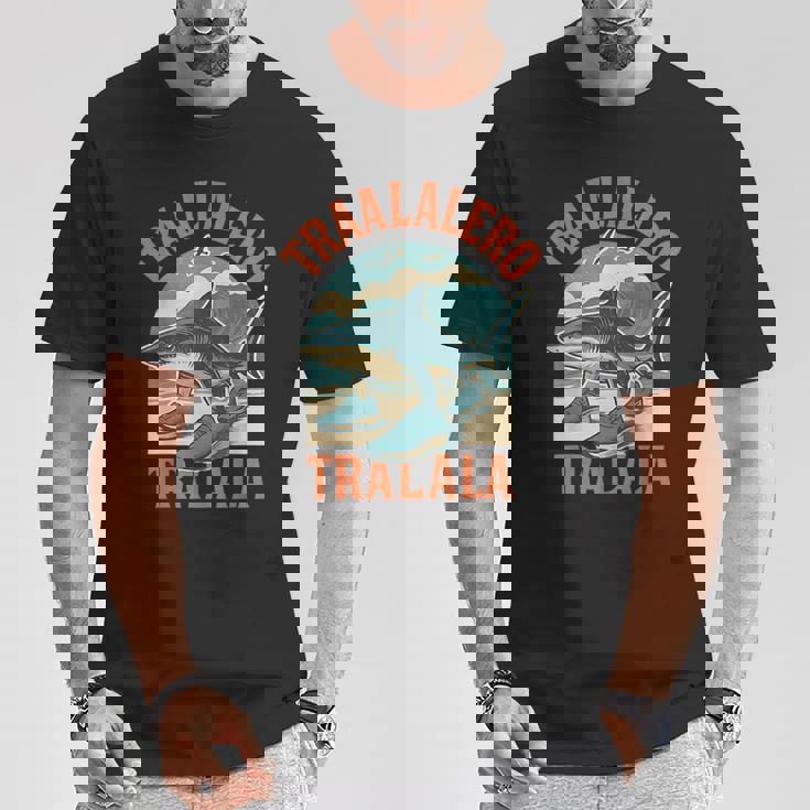 Tralalero Tralala イタリアンブレインロットミーム Tシャツ 面白い贈り物