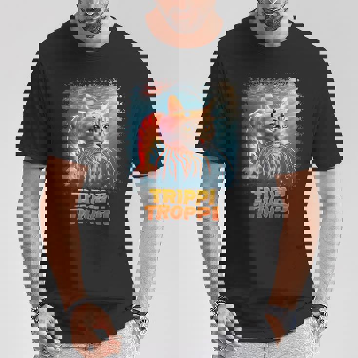 Trippi Troppi イタリアンブレインロットミーム Tシャツ 面白い贈り物