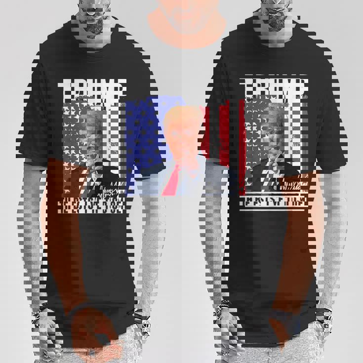 Trump The Best Is Yet To Come アメリカの国旗 ドナルド・トランプ Tシャツ 面白い贈り物