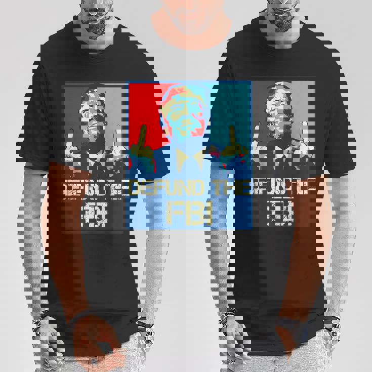 Trump Defund The Fbi ビンテージ プロトランプ 2024 愛国的 Tシャツ 面白い贈り物