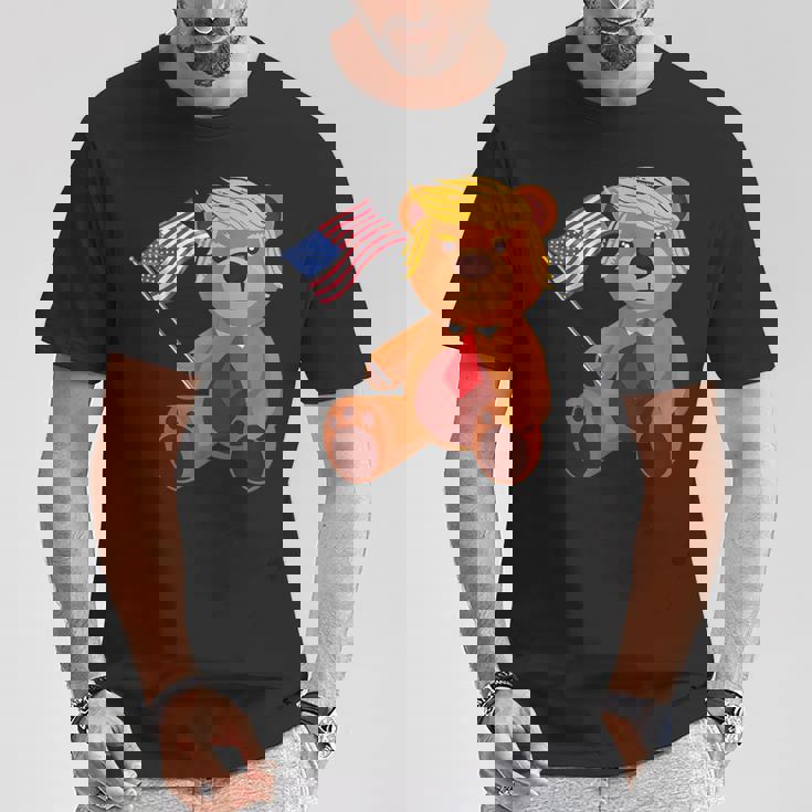 Trumpy Bear Trump 24 トランプ大統領選挙 2024 Tシャツ 面白い贈り物