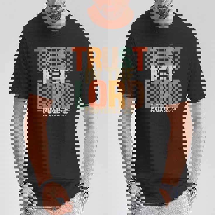 Trust In The Lord 箴言 3 Tシャツ 面白い贈り物