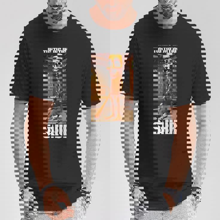 Tung Tung Tungahur Italian Brainrot Meme Tシャツ 面白い贈り物