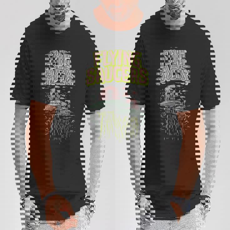 Ufo ロズウェルエイリアン空飛ぶ円盤おれは去りたい Tシャツ 面白い贈り物