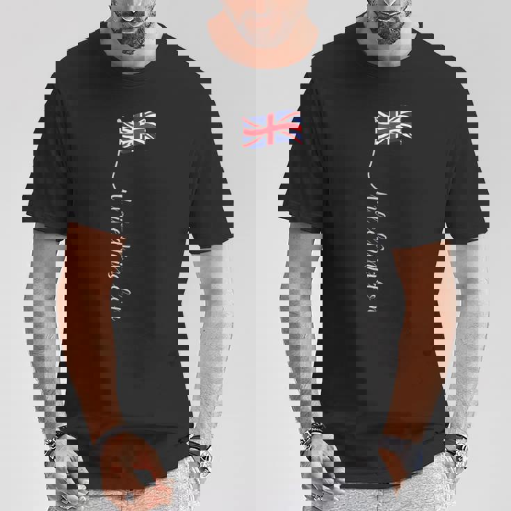 Uk 英国 シグネチャー ユニオンジャック フラッグポール イギリス用 Tシャツ 面白い贈り物