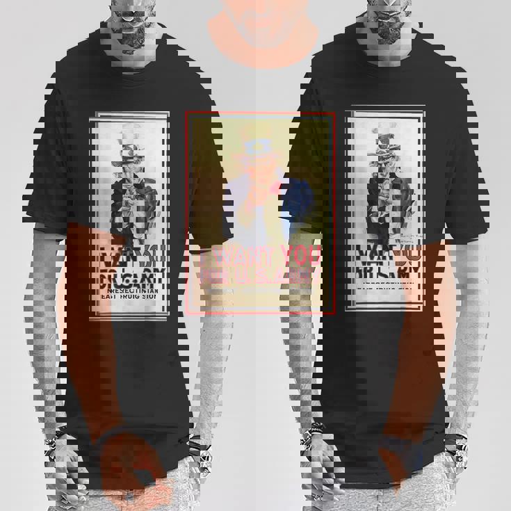 Uncleam I Want You For Us Army ビンテージポスターtシャツ Tシャツ 面白い贈り物
