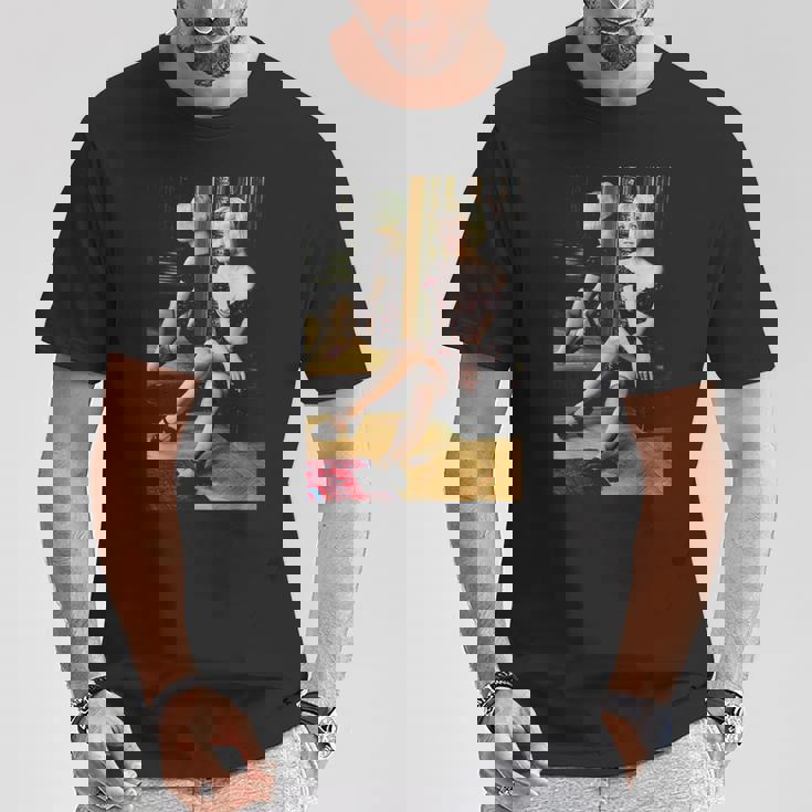 Usポップスター、シンディ・ローパー1993年撮影。 Tシャツ 面白い贈り物