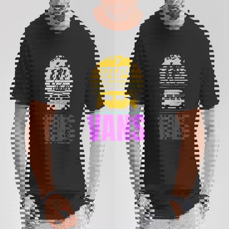 Van Life サンサーファーガールanlife バンを愛する少女 Tシャツ 面白い贈り物