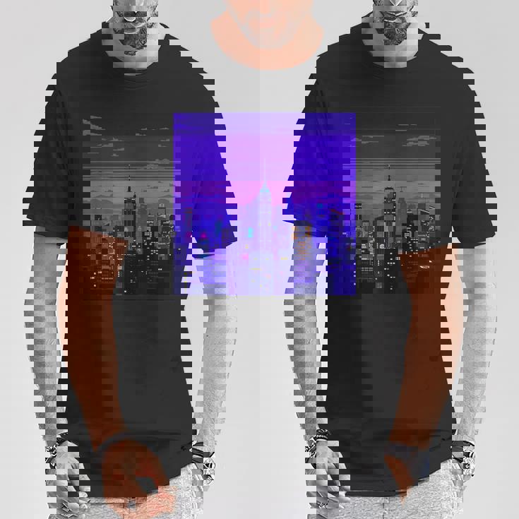 Vaporwave レトロゲーミングピクセルアート Tシャツ 面白い贈り物