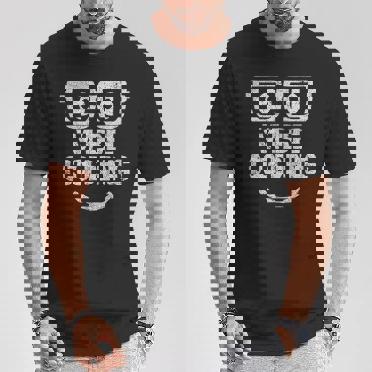 Vibe Coding ユーモア Tシャツ 面白い贈り物