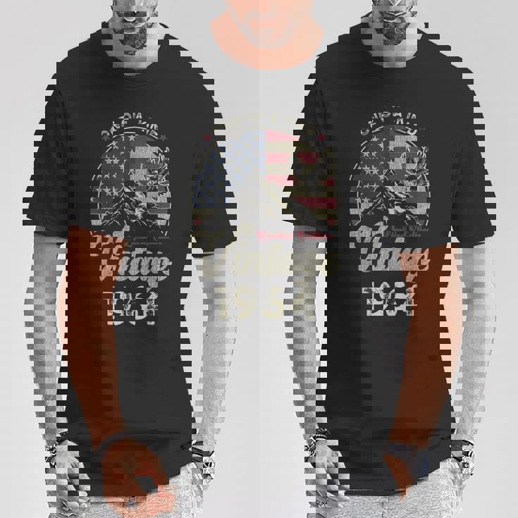 Vintage 1964 愛国的なイーグル、61歳の誕生日、アメリカ国旗 Tシャツ 面白い贈り物