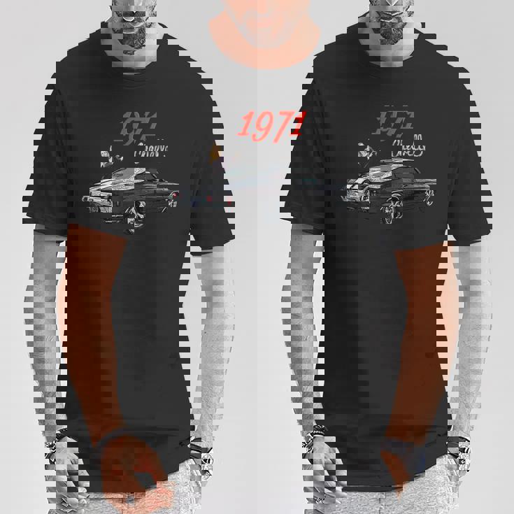 Vintage Muscle Cars Classic Cars 1977 Chevelle 1970年代 Tシャツ 面白い贈り物