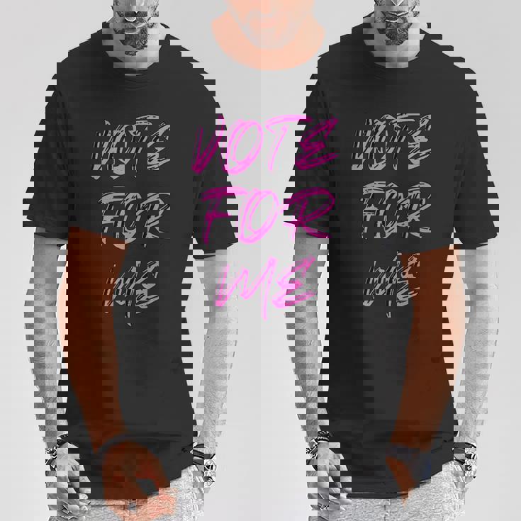 Vote For Me 選挙日 生徒会アパレル Tシャツ 面白い贈り物