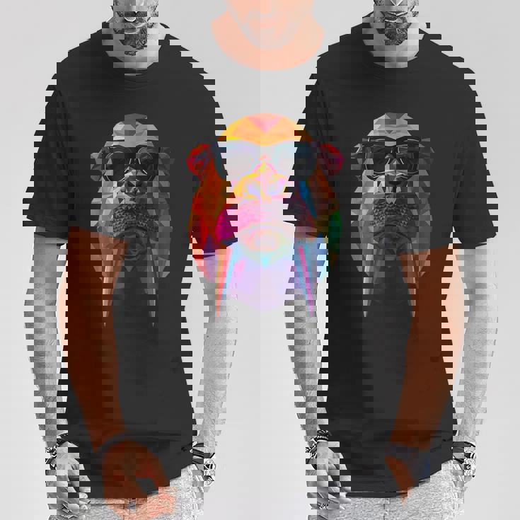 Walrus Dad Mom クールサングラス セイウチ Tシャツ 面白い贈り物