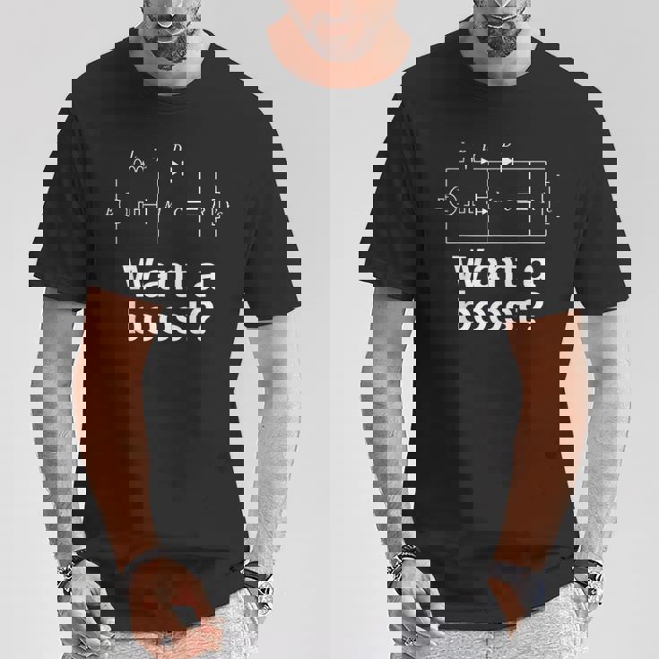 Want A Boost おもしろ電気エンジニア 電気技師 サーキット Tシャツ 面白い贈り物