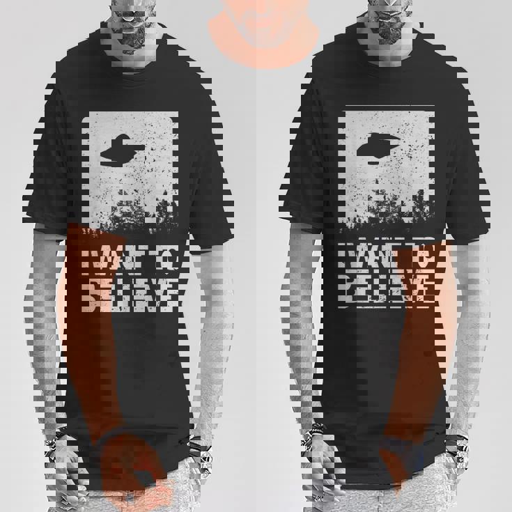 I Want To Believe I Aliens Ufo エリア 51 Roswell Tシャツ 面白い贈り物