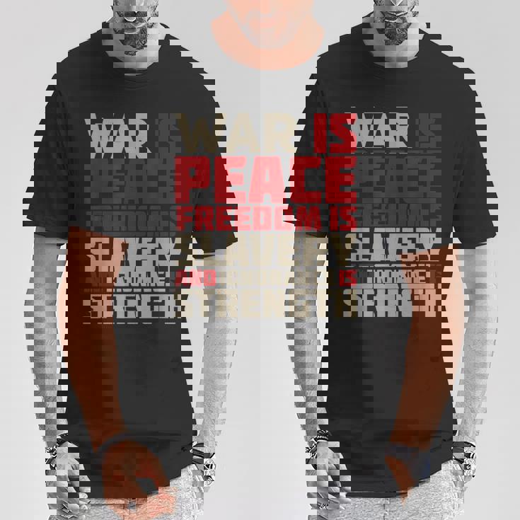 War Is Peace 引用tシャツ Tシャツ 面白い贈り物