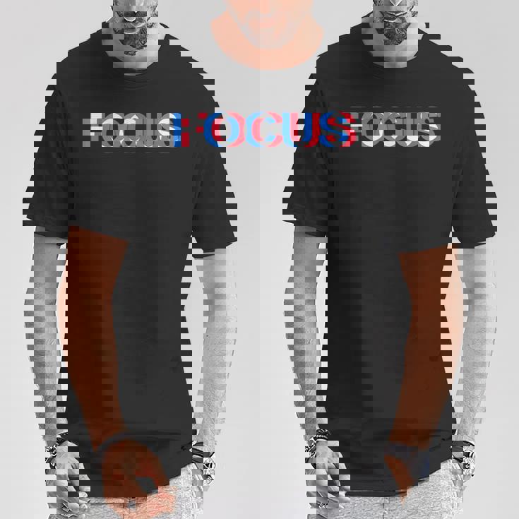 Weird Focus Crazy Optical Illusionシャツ Tシャツ 面白い贈り物