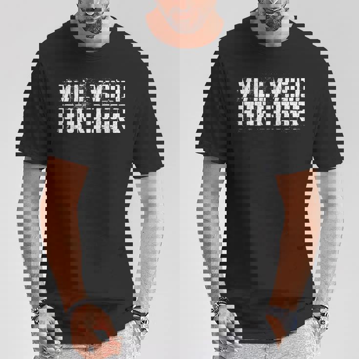 Will Weld For Beer 溶接シャツ Tシャツ 面白い贈り物