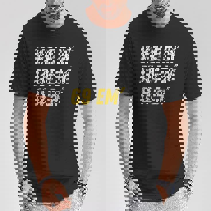 Wine Em Dine Em 69 Em 面白い セックス ジョーク 汚いユーモア Tシャツ 面白い贈り物