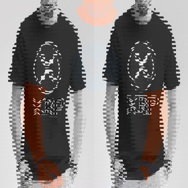 Xrp リップル 暗号通貨ポケットロゴ Tシャツ 面白い贈り物