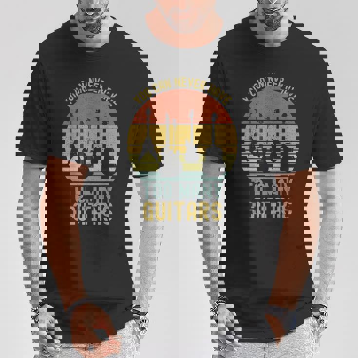 You Can Never Have Too Many Guitars シャツ ミュージック 面白い Tシャツ 面白い贈り物