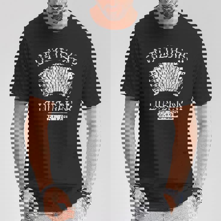 Zydecoクレオールケイジャンオペルーサルイジアナ Tシャツ 面白い贈り物