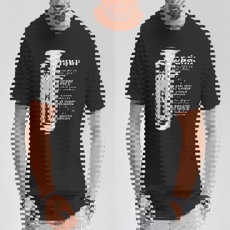 「Euphoria」吹奏楽のためのユーフォニアムユーモア 面白いユーフォニアム Tシャツ 面白い贈り物