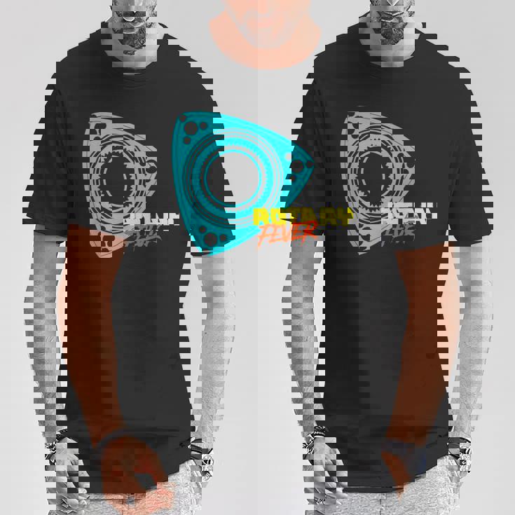 「ロータリーフィーバー」ロータリーエンジン Tシャツ 面白い贈り物
