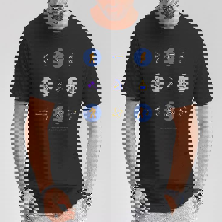 「悪魔城ドラキュラ」9 Circles Tシャツ 面白い贈り物