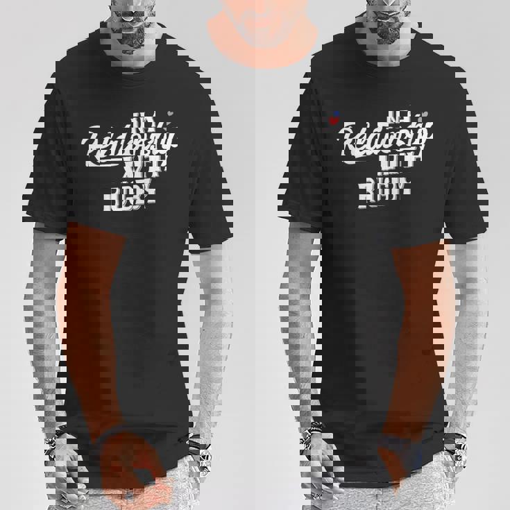 「面白いラグビー選手」と言うラグビーとの関係 Tシャツ 面白い贈り物