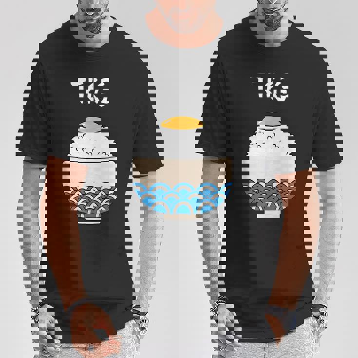 【Tkg】たまごかけごはん 卵 白飯 米 ご飯 おもしろ 可愛い 面白い ユーモア ギャグ ネタ ウケ狙い 笑える 変な Tシャツ 面白い贈り物