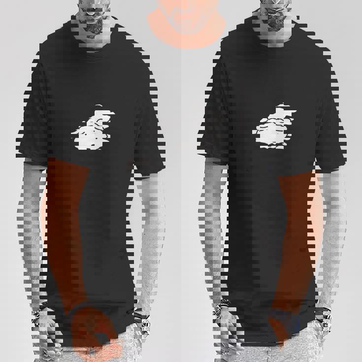 【まんが】クレヨンしんちゃん くたーなシロ 長袖tシャツ Tシャツ 面白い贈り物