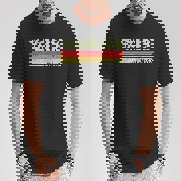 【吉田 芳田 よしだ】名前 名字 家族お揃い ギャグ ネタ ウケ狙い 贈り物 ギフト 面白い おもしろ Tシャツ 面白い贈り物