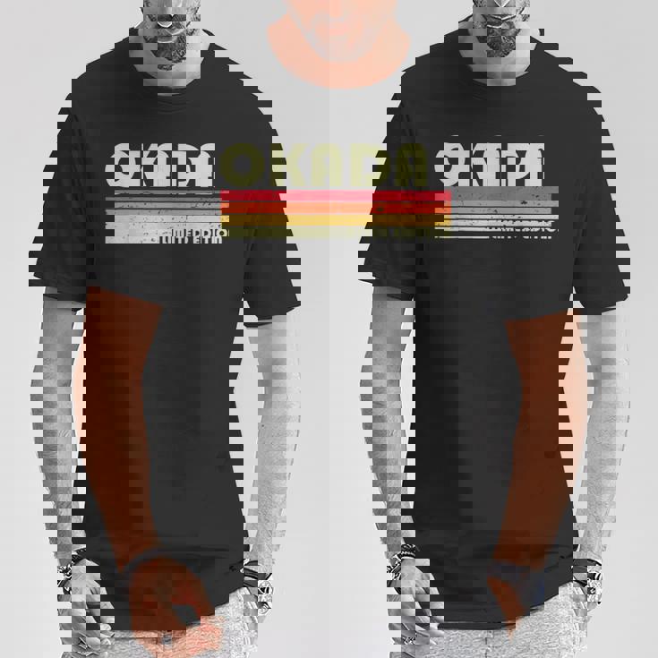 【岡田 おかだ】名前 名字 家族お揃い ギャグ ネタ ウケ狙い 贈り物 ギフト 面白い おもしろ Tシャツ 面白い贈り物