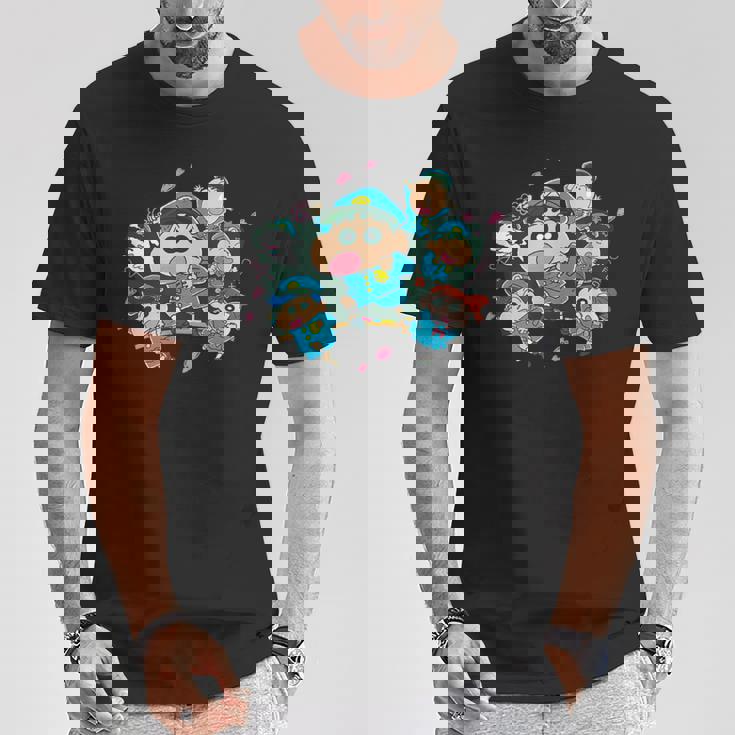 【映画】クレヨンしんちゃん 謎メキ！花の天カス学園 カスカベ防衛隊 Tシャツ 面白い贈り物