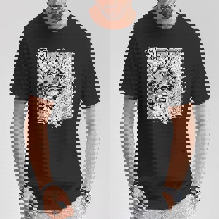 【百鬼あやめ】『ヤマト神想怪異譚』漫画コマtシャツ（本人セレクト 日本語） Tシャツ 面白い贈り物