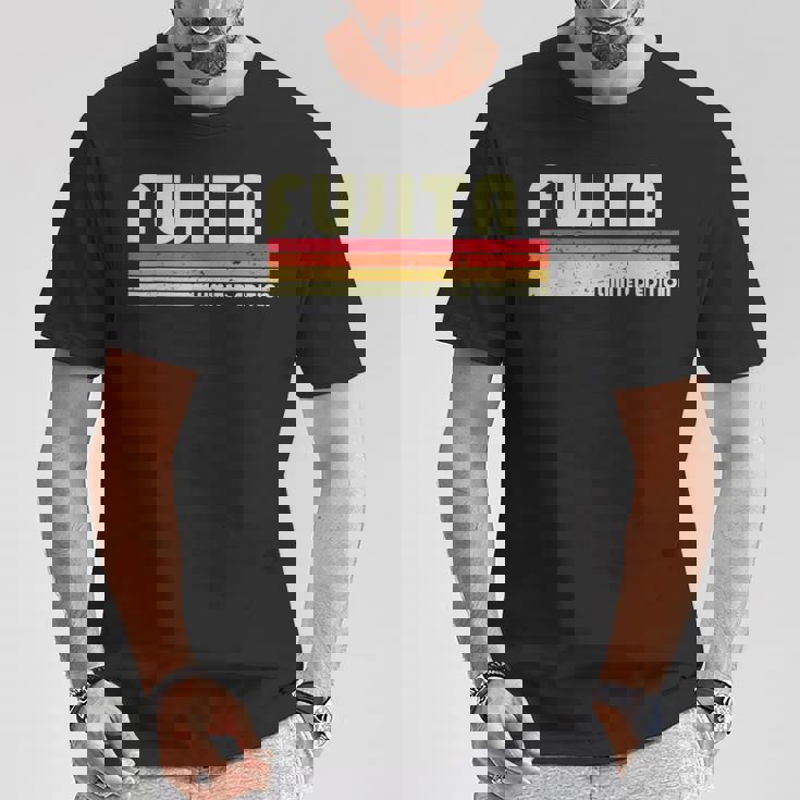 【藤田 ふじた】名前 名字 家族お揃い ギャグ ネタ ウケ狙い 贈り物 ギフト 面白い おもしろ Tシャツ 面白い贈り物