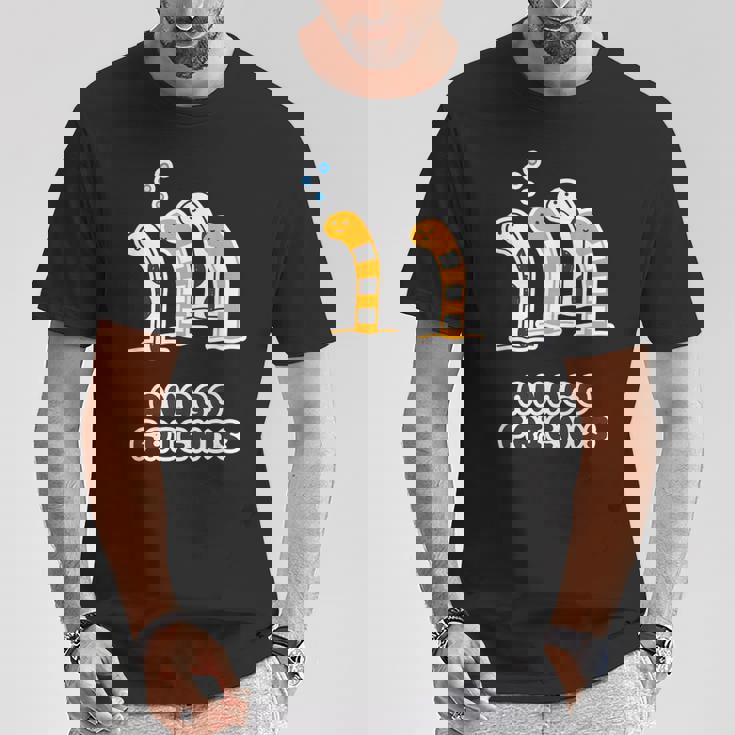 あなごフレンズ《チンアナゴ & ニシキアナゴ》【どうぶつフレンズ】水族館 ゆるくて かわいい 面白 動物 イラスト Tシャツ 面白い贈り物