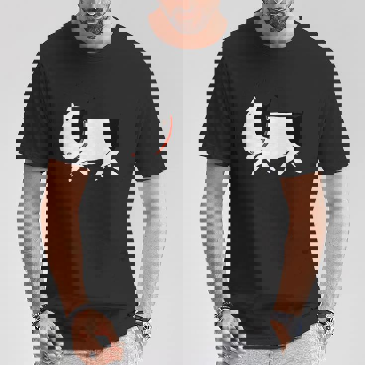 い〜ぬ 白 Tシャツ 面白い贈り物