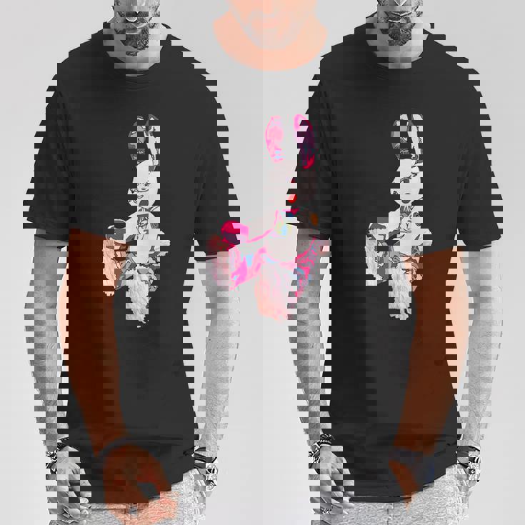 うさぎ星人ピンクちゃん Tシャツ 面白い贈り物