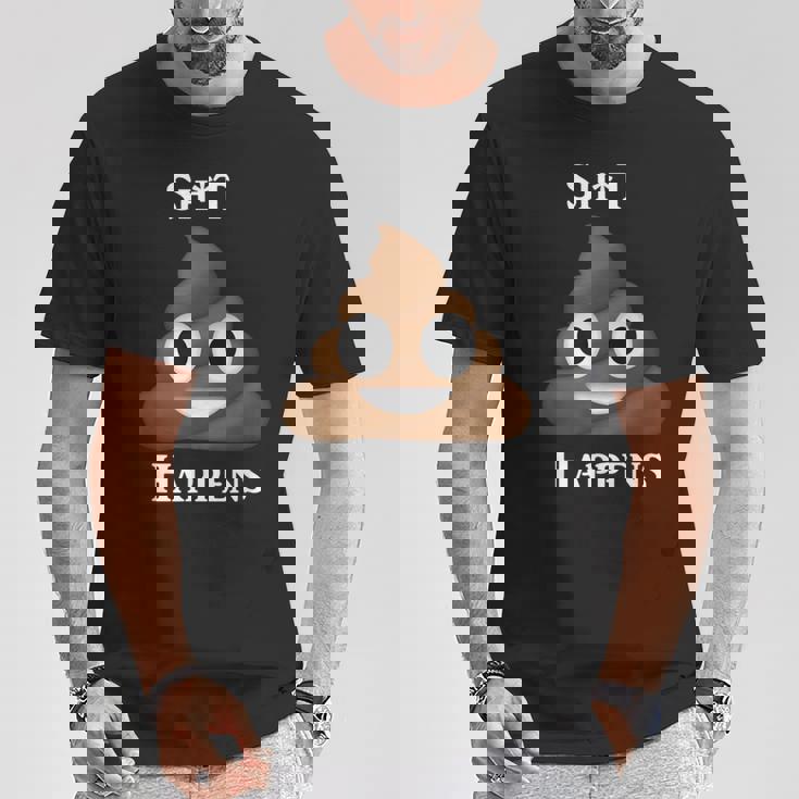 うんちパイル Happensmiling Happy Tシャツ 面白い贈り物