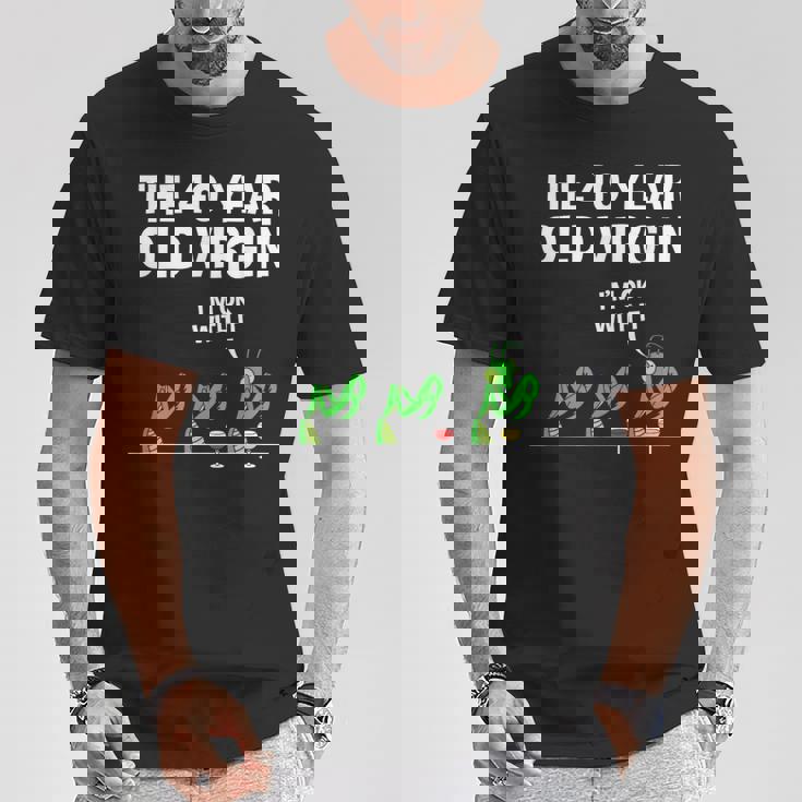 おかしなカマキリ 40歳の童貞 Tシャツ 面白い贈り物