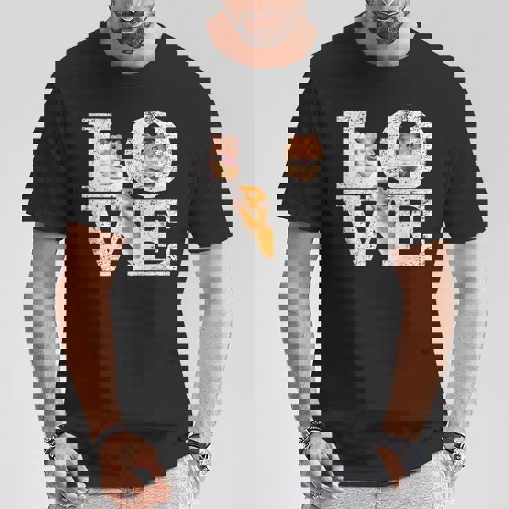 おもしろい I Love Hamsters ギフト かわいい ハムスター ペット好き ハムスター Tシャツ 面白い贈り物