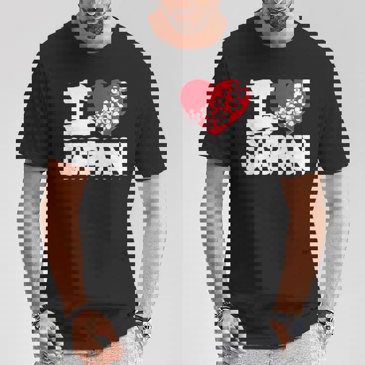 おもしろい日本の国旗 愛 日本のフランスの旗 I Love Japan Meme Tシャツ 面白い贈り物