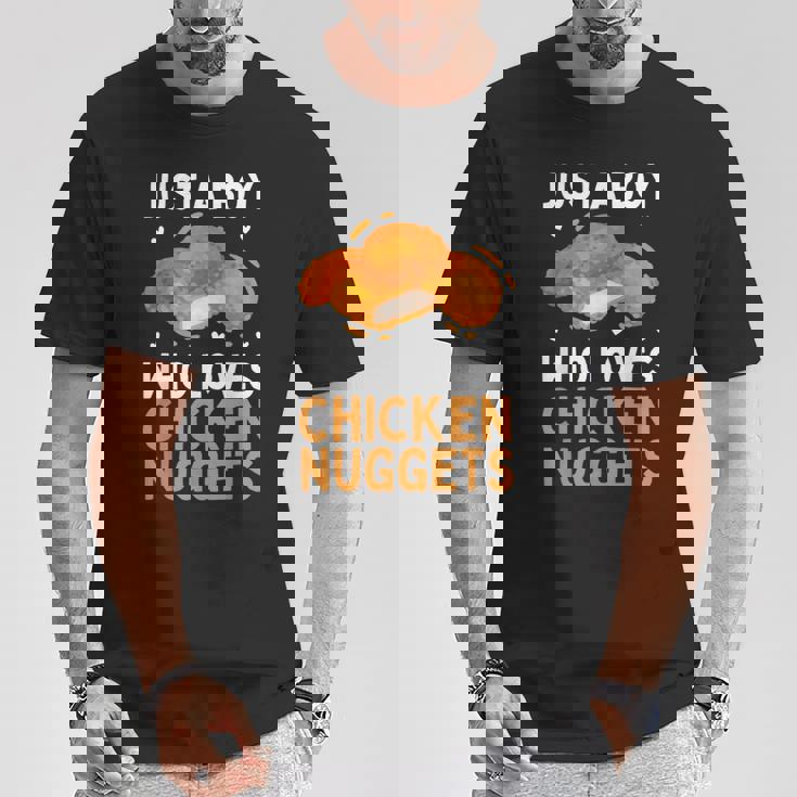 おもしろチキンナゲット メンズ ボーイズ キッズ チキンナゲット愛好家向け Tシャツ 面白い贈り物