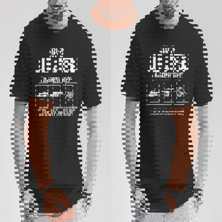 おもしろ柔術初心者ガイド ブラジリアン柔術 Tシャツ 面白い贈り物