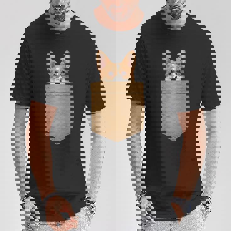 おもしろ犬好きギフトウェルシュ・コーギー・イン・マイ・ユア・ポケット Tシャツ 面白い贈り物